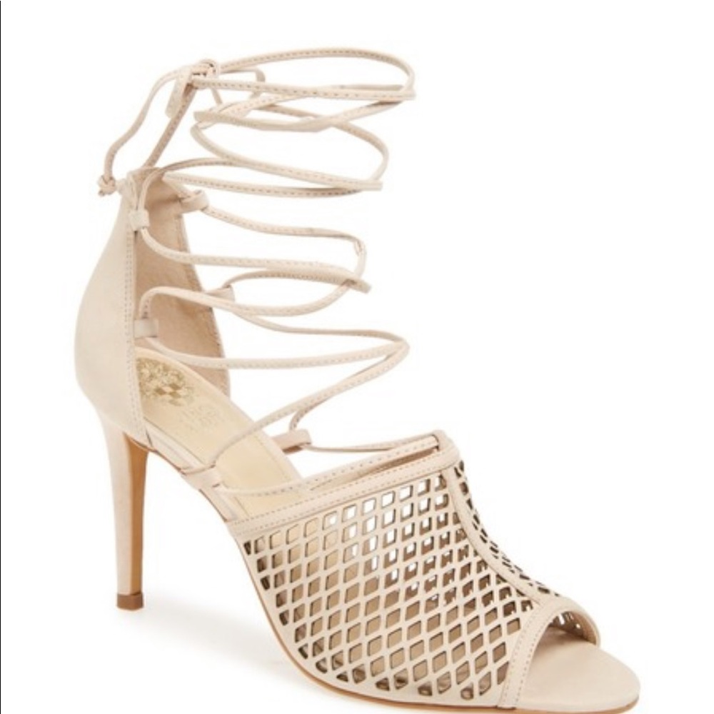 Vince Camuto Vasha Ankle Wrap Heels NIB